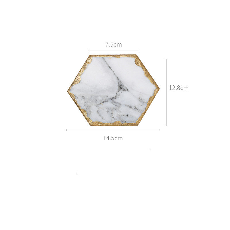 Natural Marble Tray Coaster