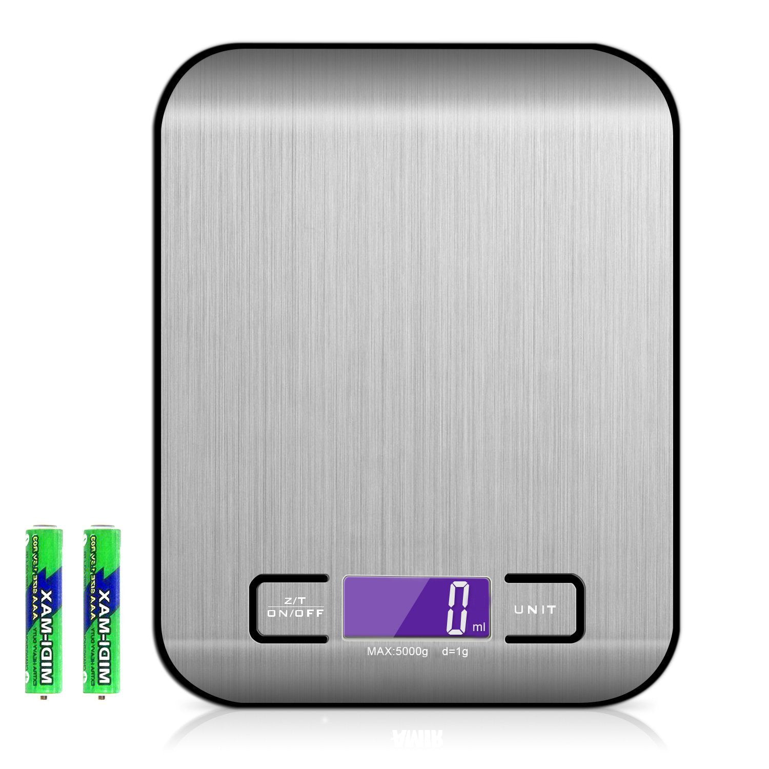 rechargeable stainless steel kitchen scale