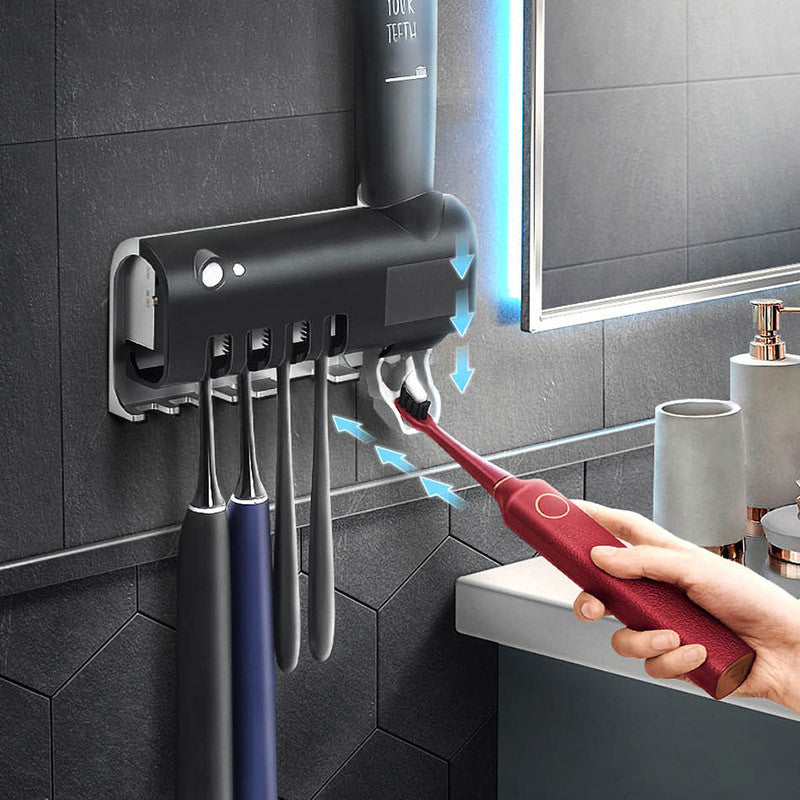 Smart Solar UV Toothbrush Holder