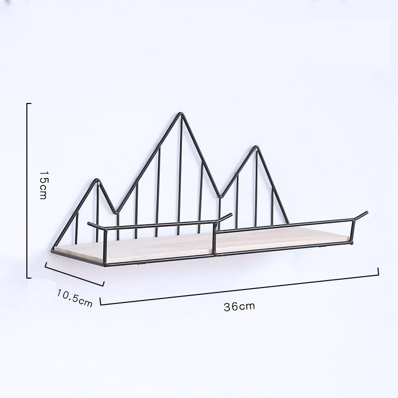 Nordic Storage Rack With Fence Storage Wall Decoration