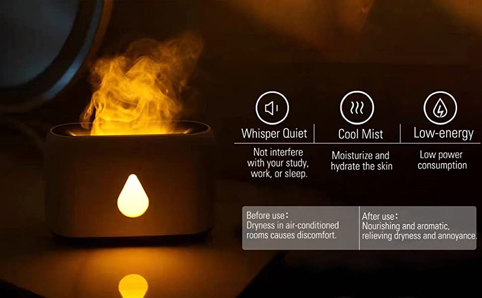Flame Air HumidifierDiffuser