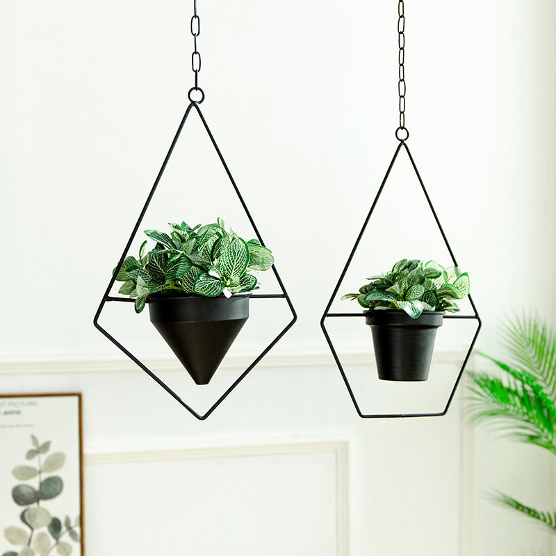 Nordic Metal Hanging Flower Pot