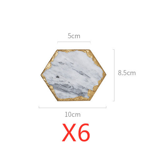 Natural Marble Tray Coaster