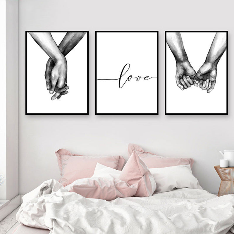 holding hands wall art