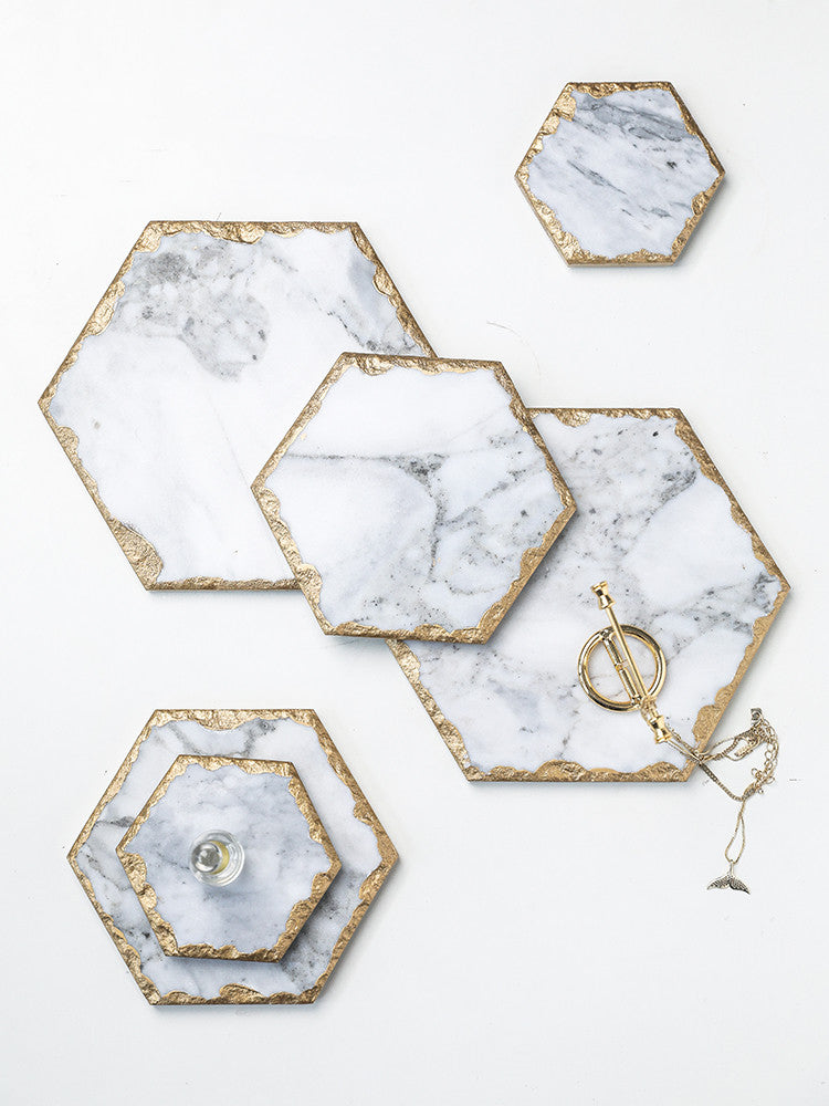 Natural Marble Tray Coaster