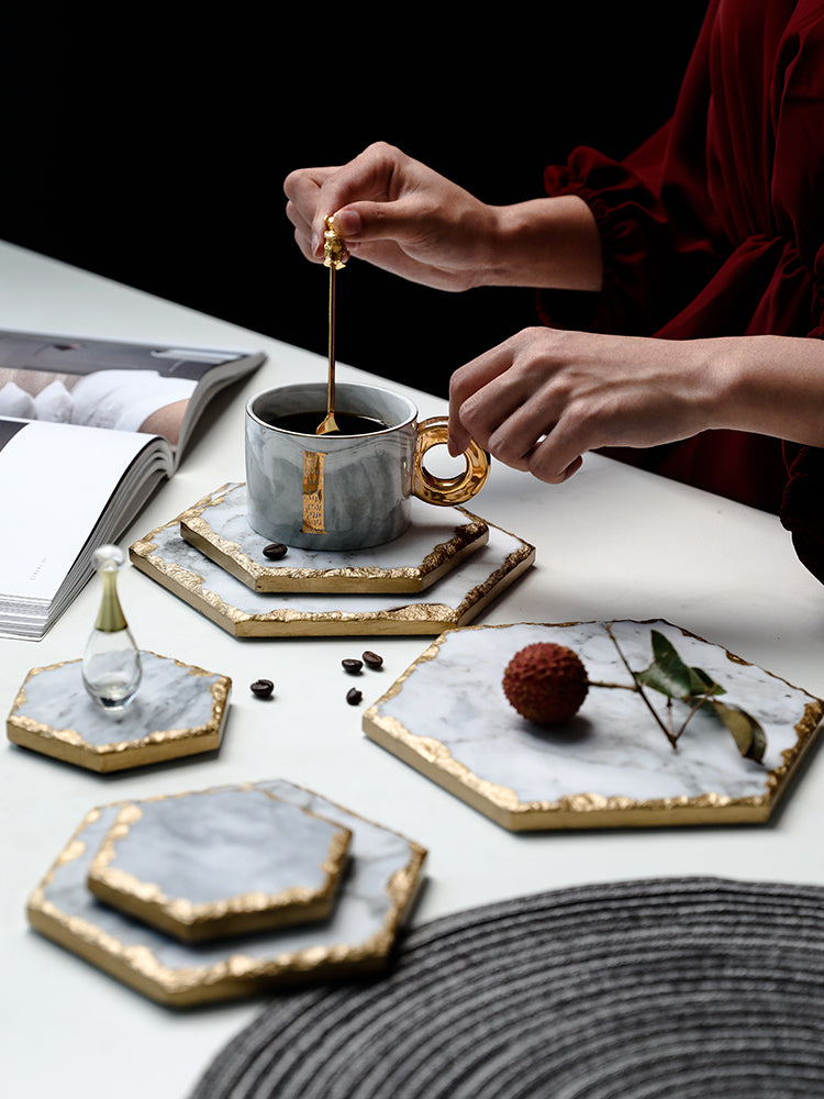 Natural Marble Tray Coaster