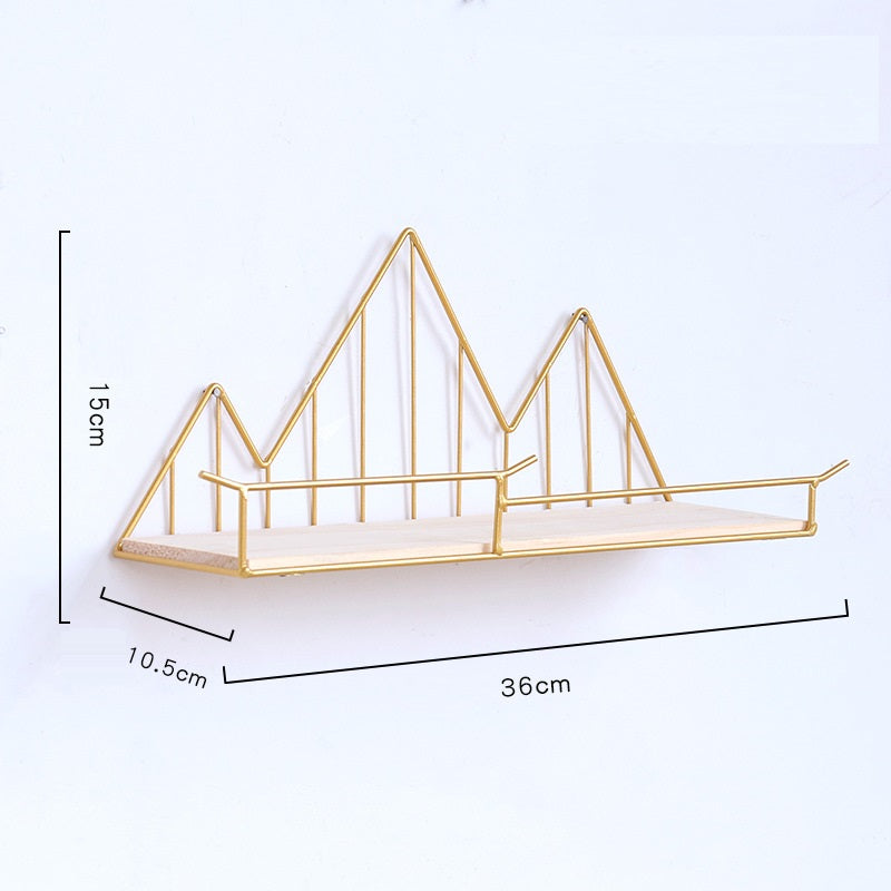Nordic Storage Rack With Fence Storage Wall Decoration