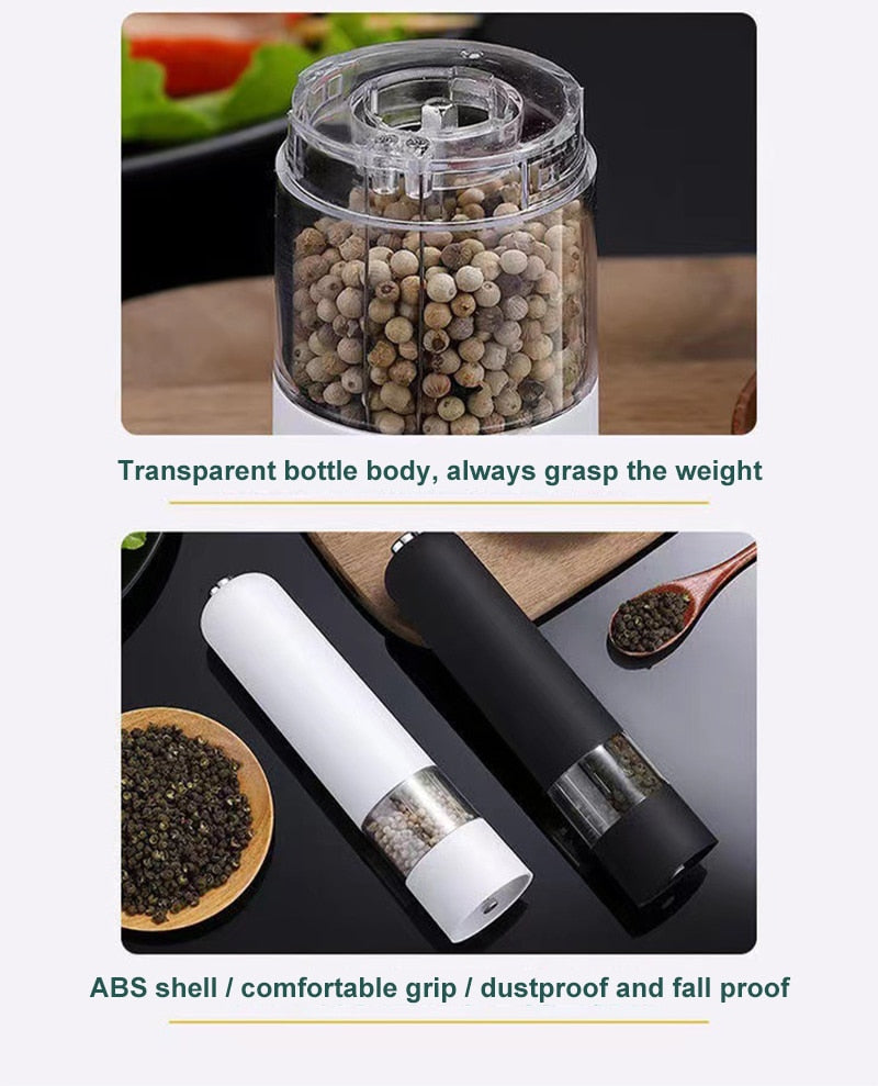 Salt Pepper Grinder Set