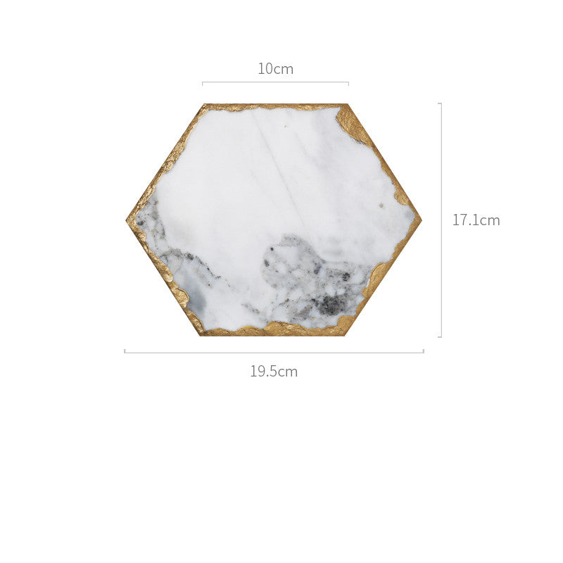 Natural Marble Tray Coaster