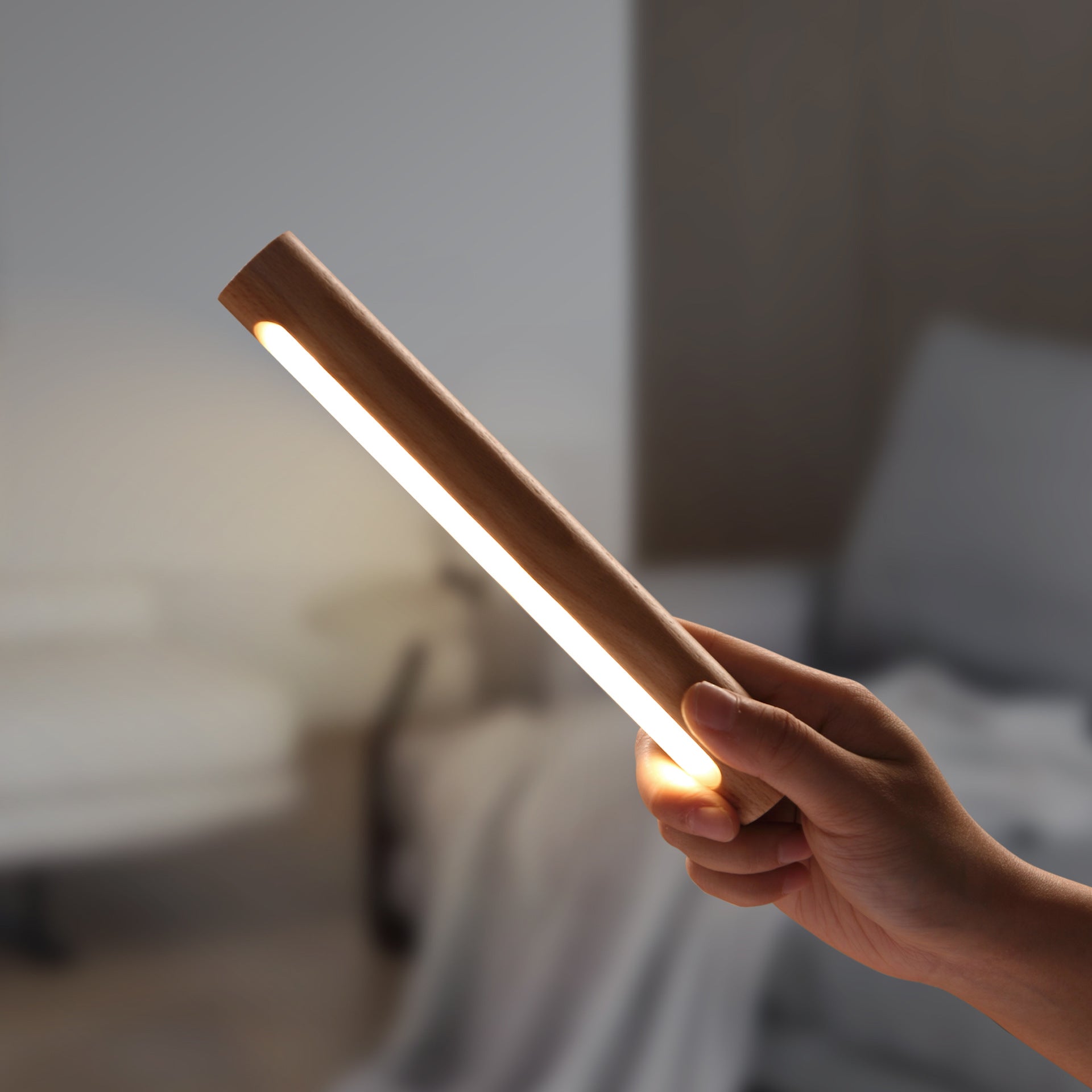 Rotatable Wood Indoor Wall Light 